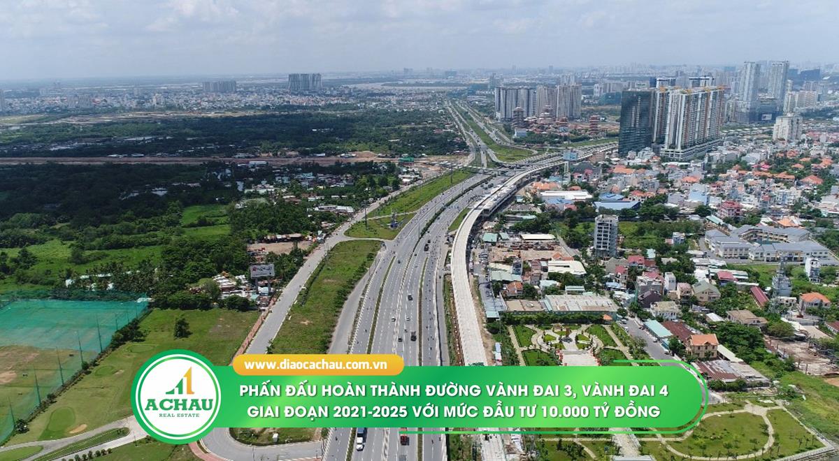 Phấn đấu hoàn thành đường Vành đai 3, Vành đai 4 giai đoạn 2021-2025 với mức đầu tư 10.000 Tỷ đồng