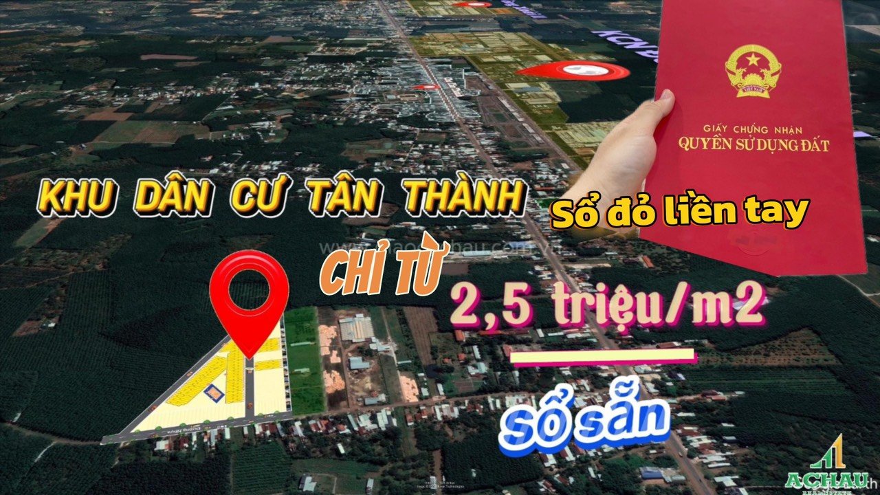 KHU DÂN CƯ TÂN THÀNH