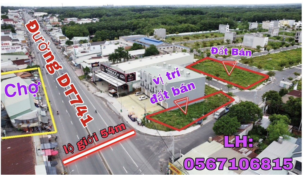 100m2 Giá chỉ 900triệu tại KĐT Chợ Nhật Huy Hòa Lợi Bến Cát