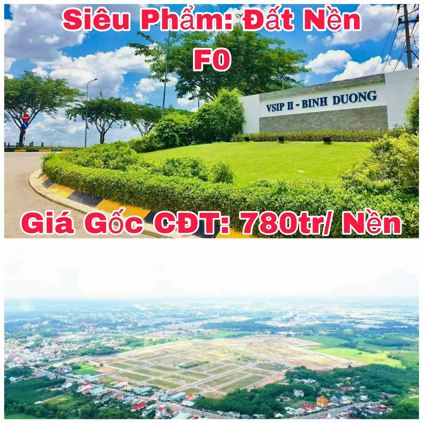 Đất Nền F0 Sát KCN Vsip 2a Chiếc Khấu Ngay 14%
